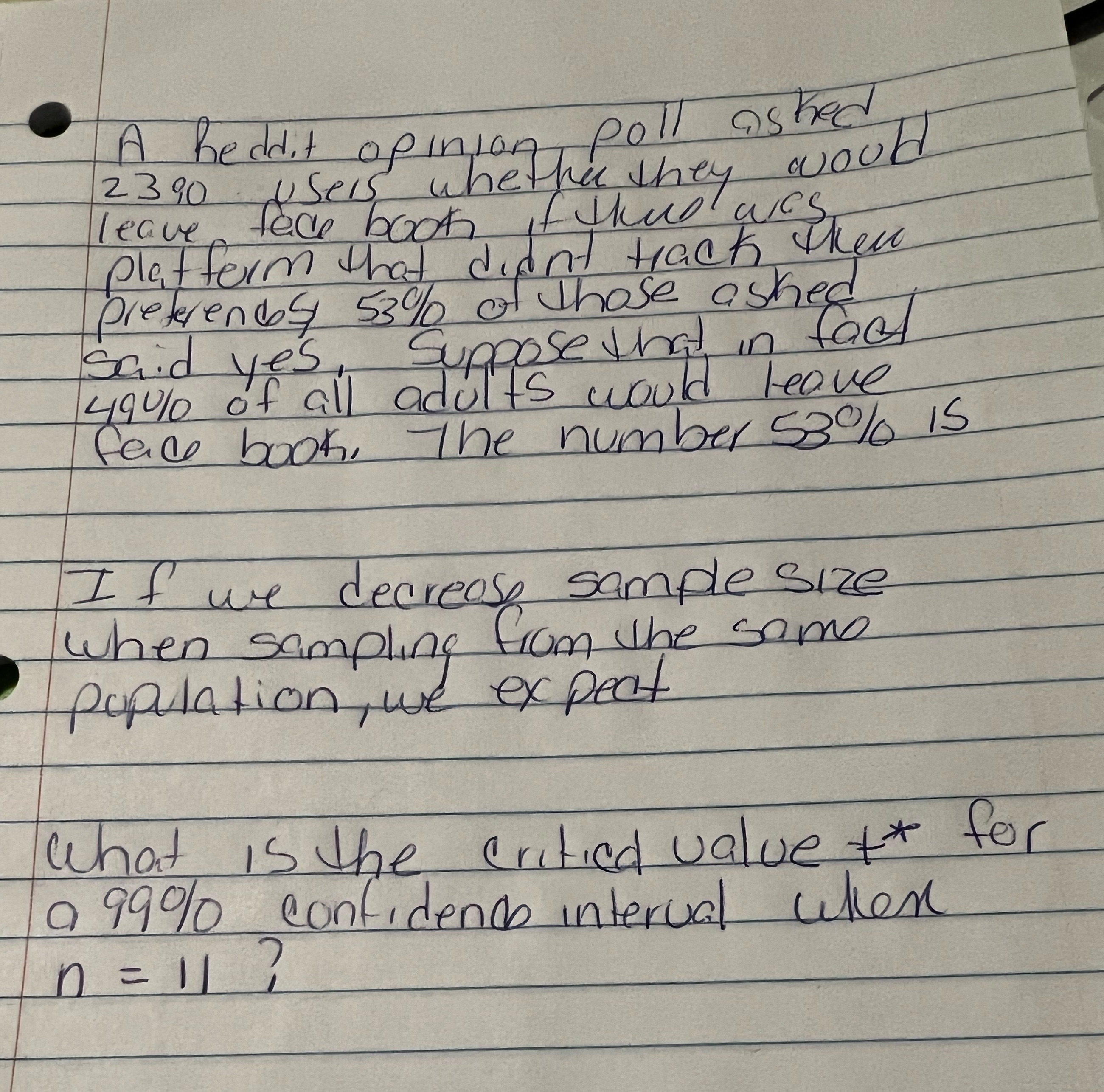 A beddit opinion poll asked 2390 useis whether they would leave.