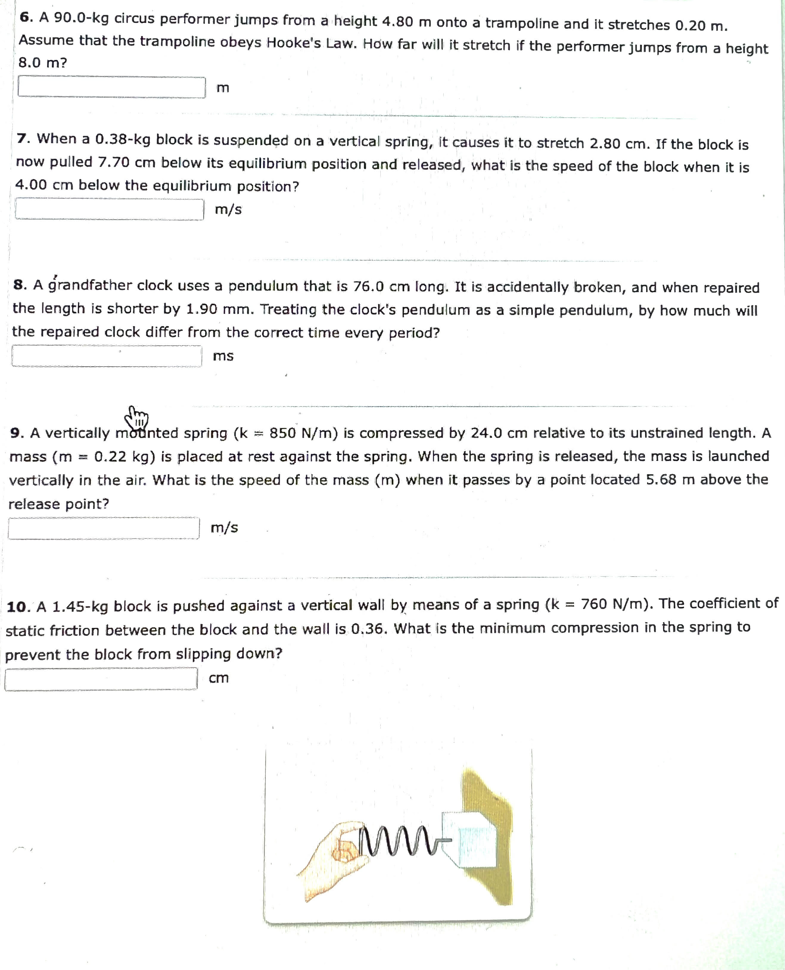 few hours. Thanks. 1. A uniform solid sphere rolls without slipping down