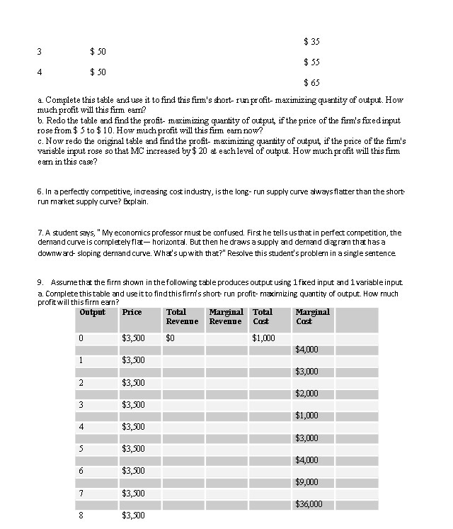  $ 35 3 $ 50 $ 55 4 $ 50 $