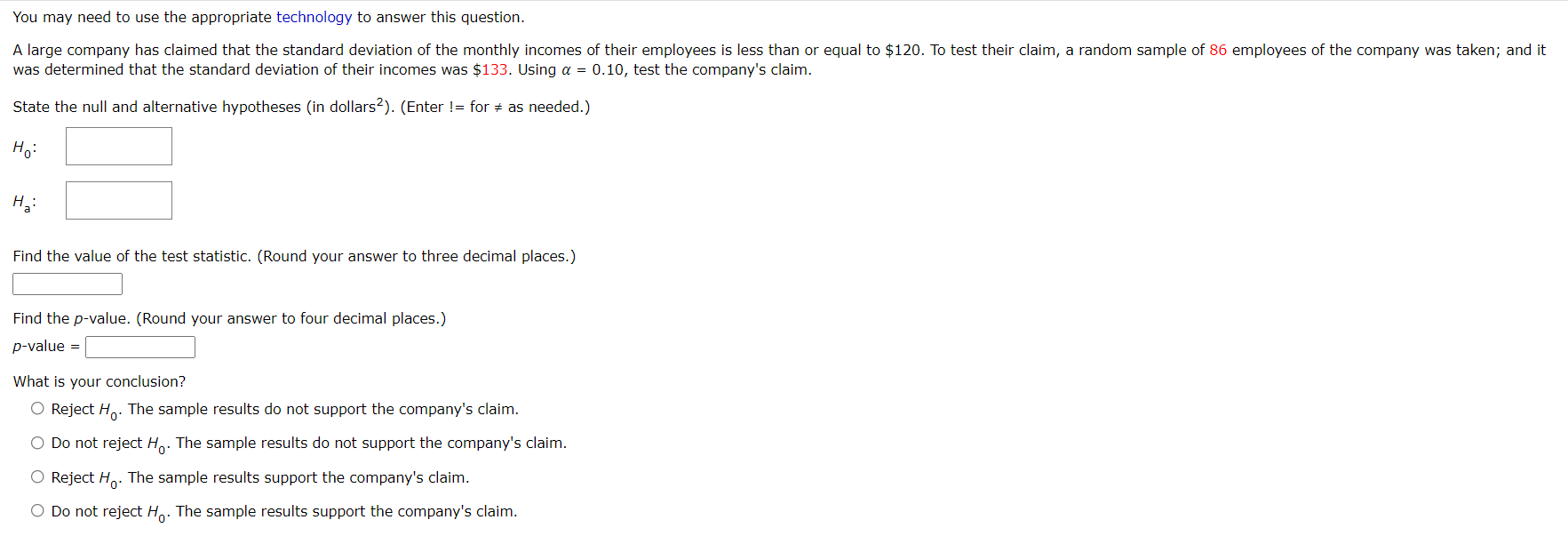 showed a variance of 0.49 in their contents. At the 5% level,