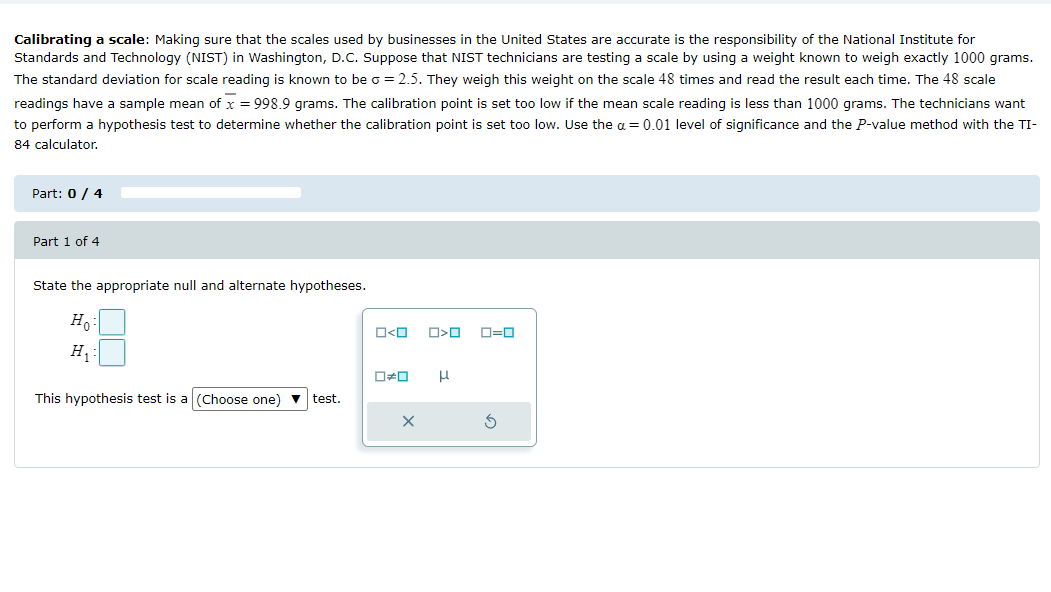  Calibrating a scale: Making sure that the scales used by businesses