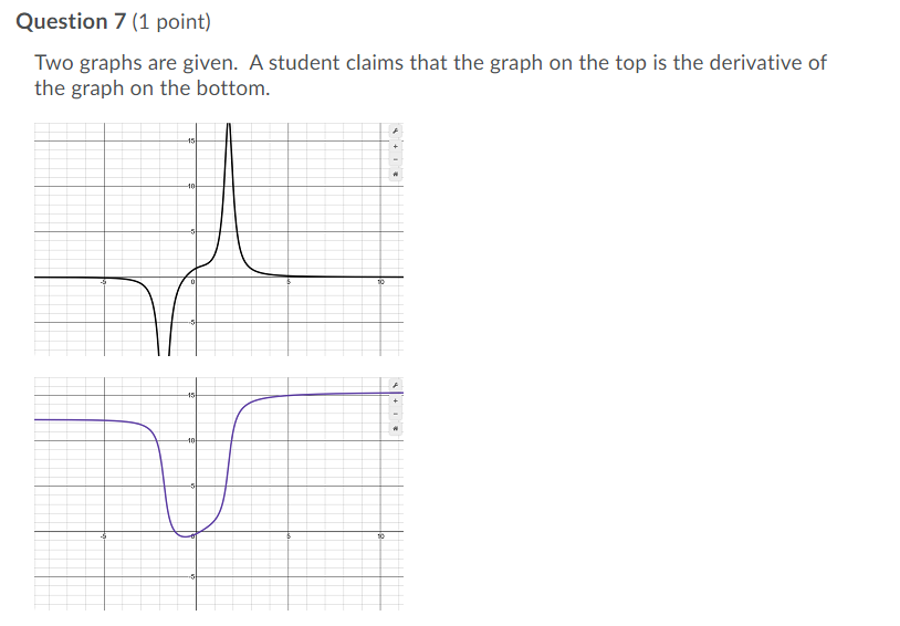 on the bottom. Which of the following are correct and consistent with