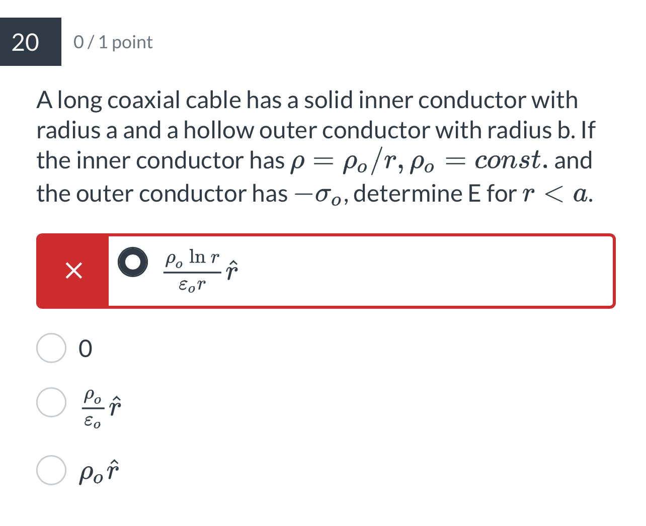 1 [m] and 2 [m] carry uniform surface charge densities of 8