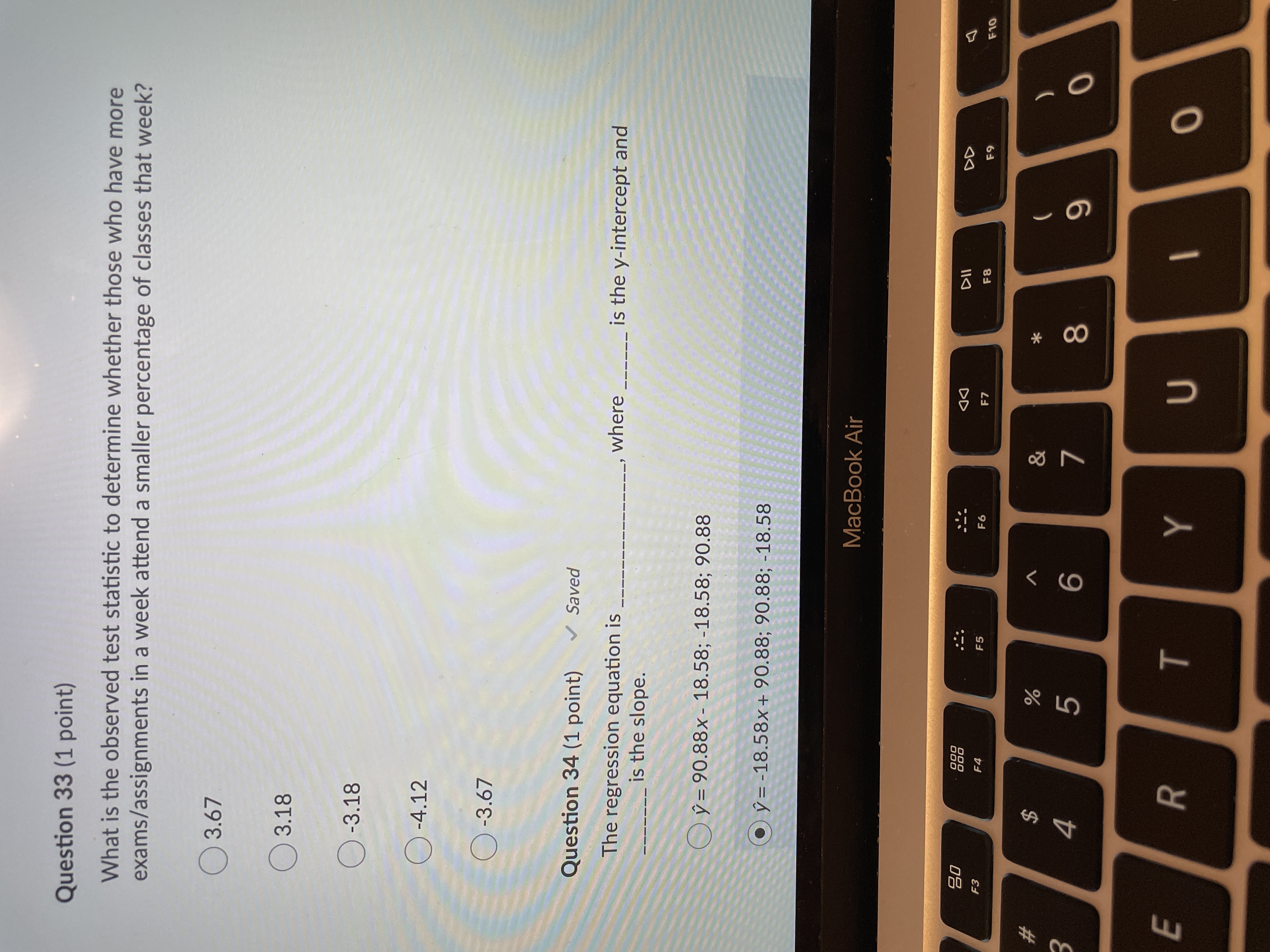 males and 20 females to record the number of hours over a