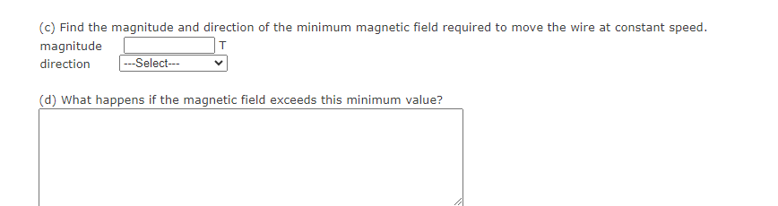 wire of mass 13.7 g is placed between two thin, vertical conductors,