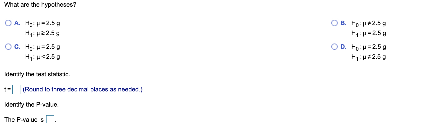 Assume that a simple random sample has been selected from a normally