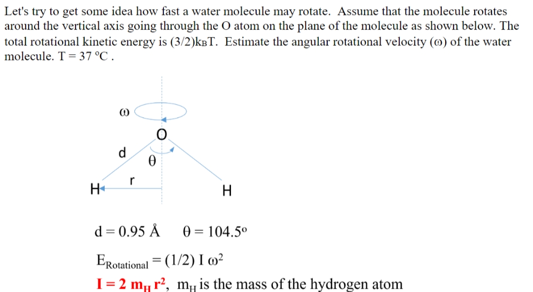 please answer Let's try to get some idea how fast a water