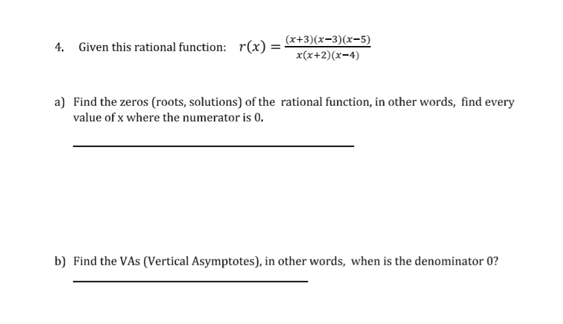 conditions for this three-part piecewise function, that is, define the function in