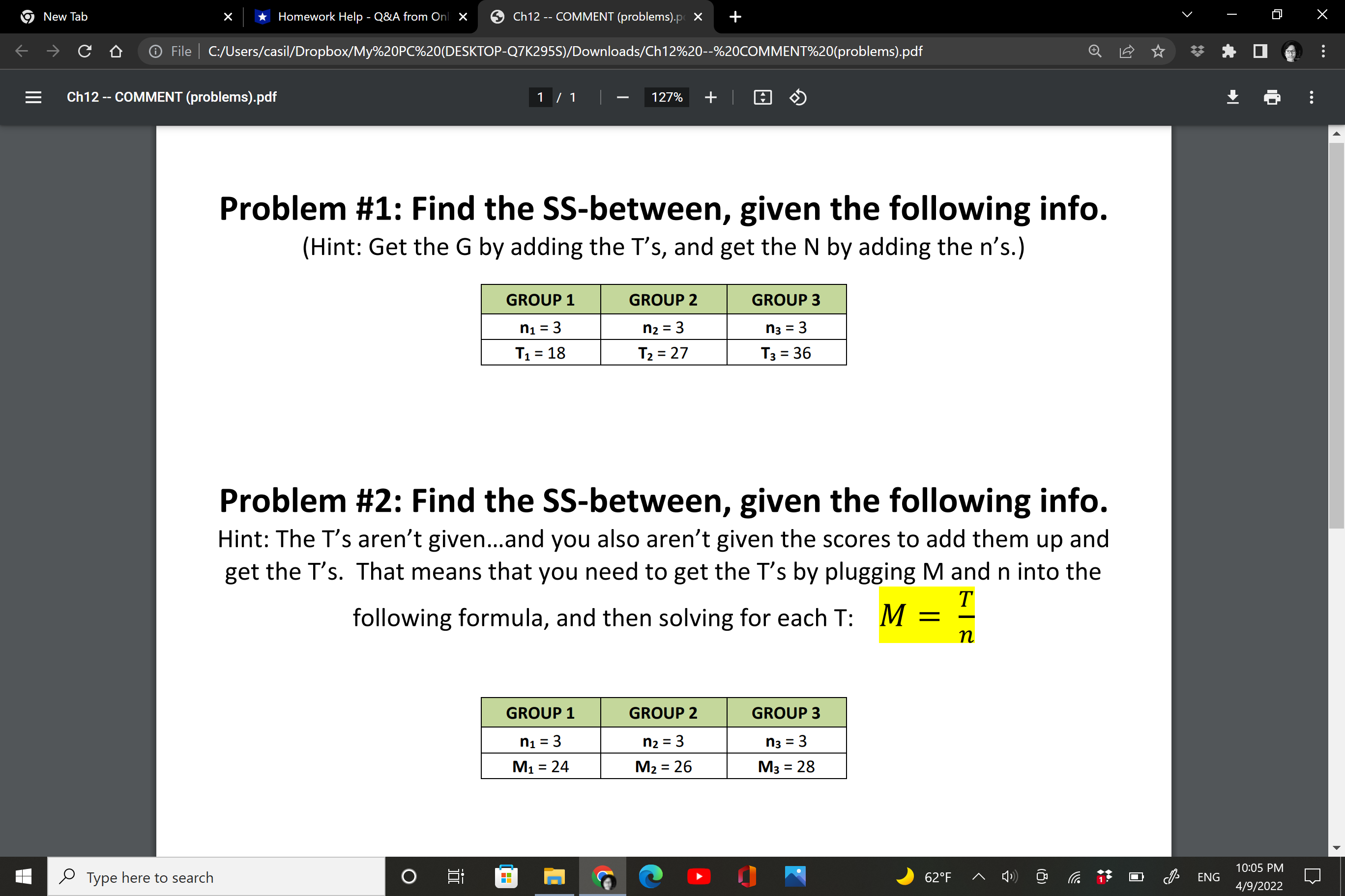 New Tab Homework Help - Q&A from Onl x Ch12 --