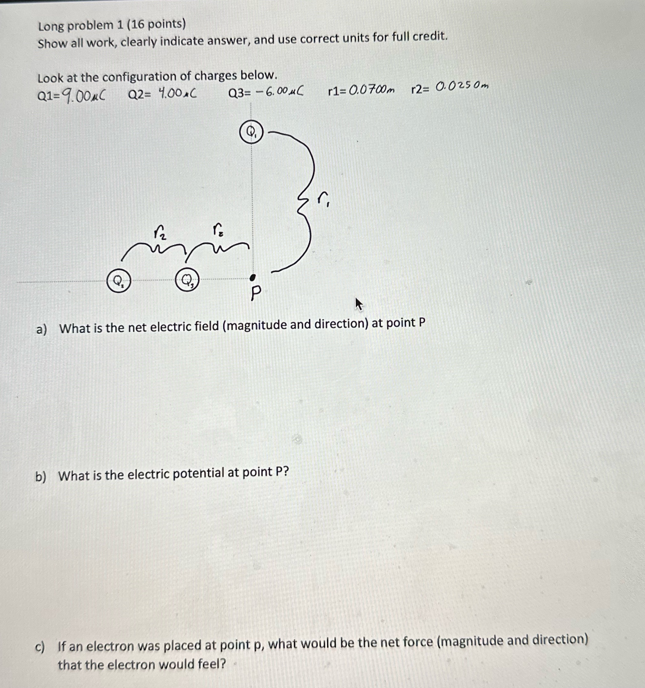Please help with a-c . Also please put the equations used for