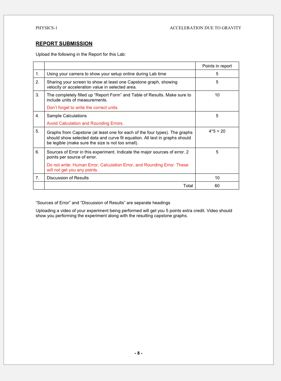 Table 1: Using Picket Fence Ch. 1 (Single Beam) Trial Trial Trial