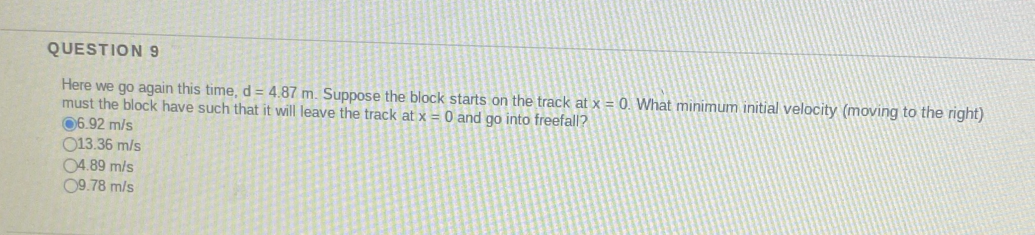 I'm stuck between A or D? Please help QUESTION 9 Here we