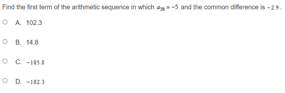 3, 6, 9 O B. 14, 17, 20, 23, 26 O C.