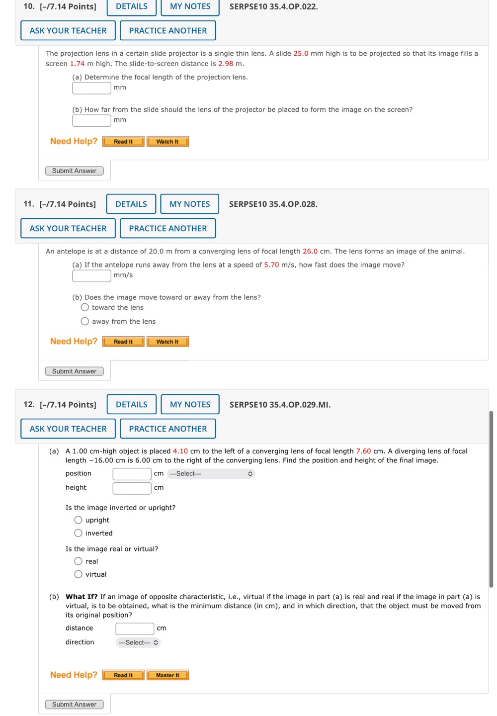  10. [-/7.14 Points] | DETAILS | | MY NOTES I SERPSE10