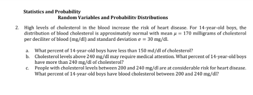 help please show your complete solution thank you Statistics and Probability Random