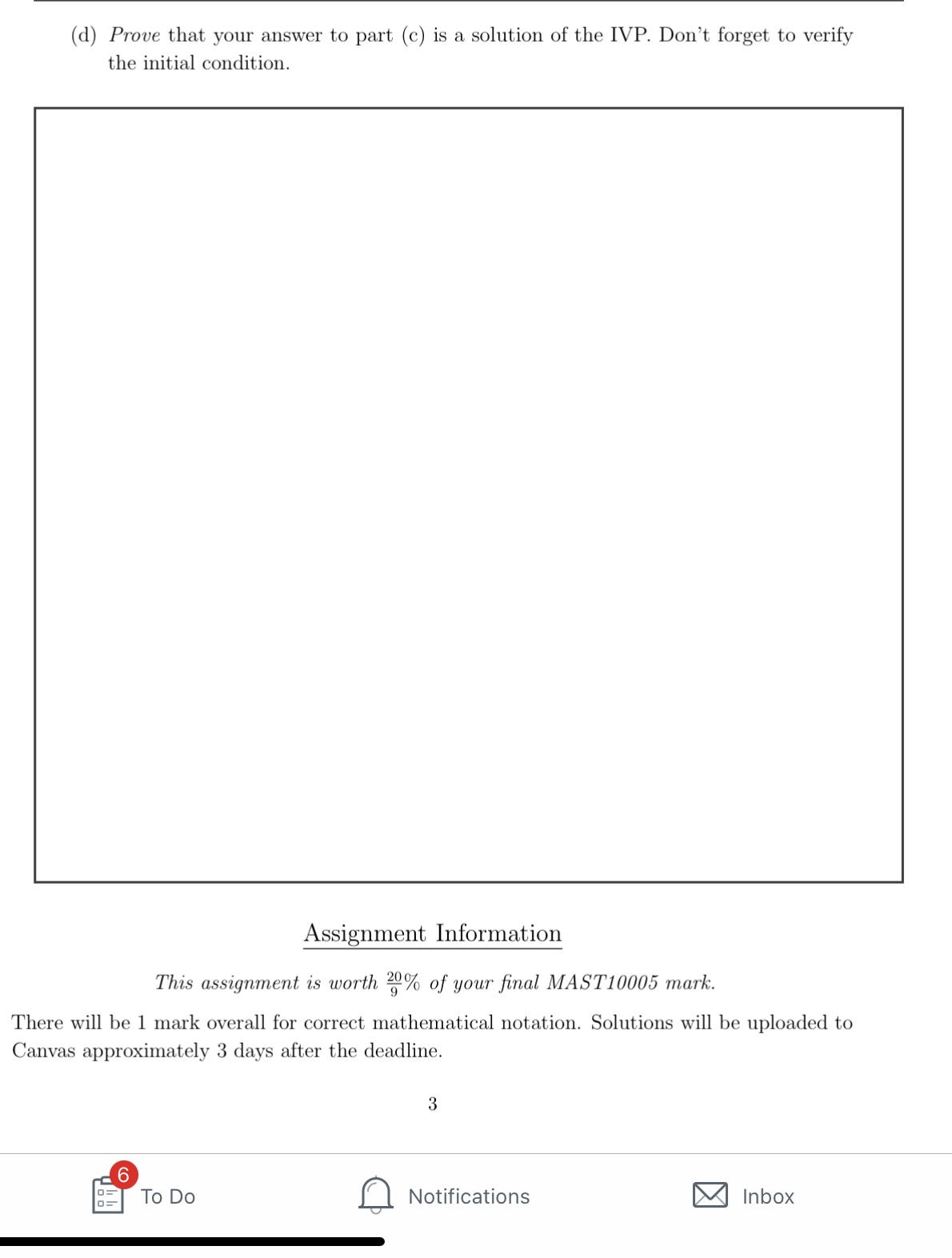 1 dx y = 0 when x = 1. Throughout this question,