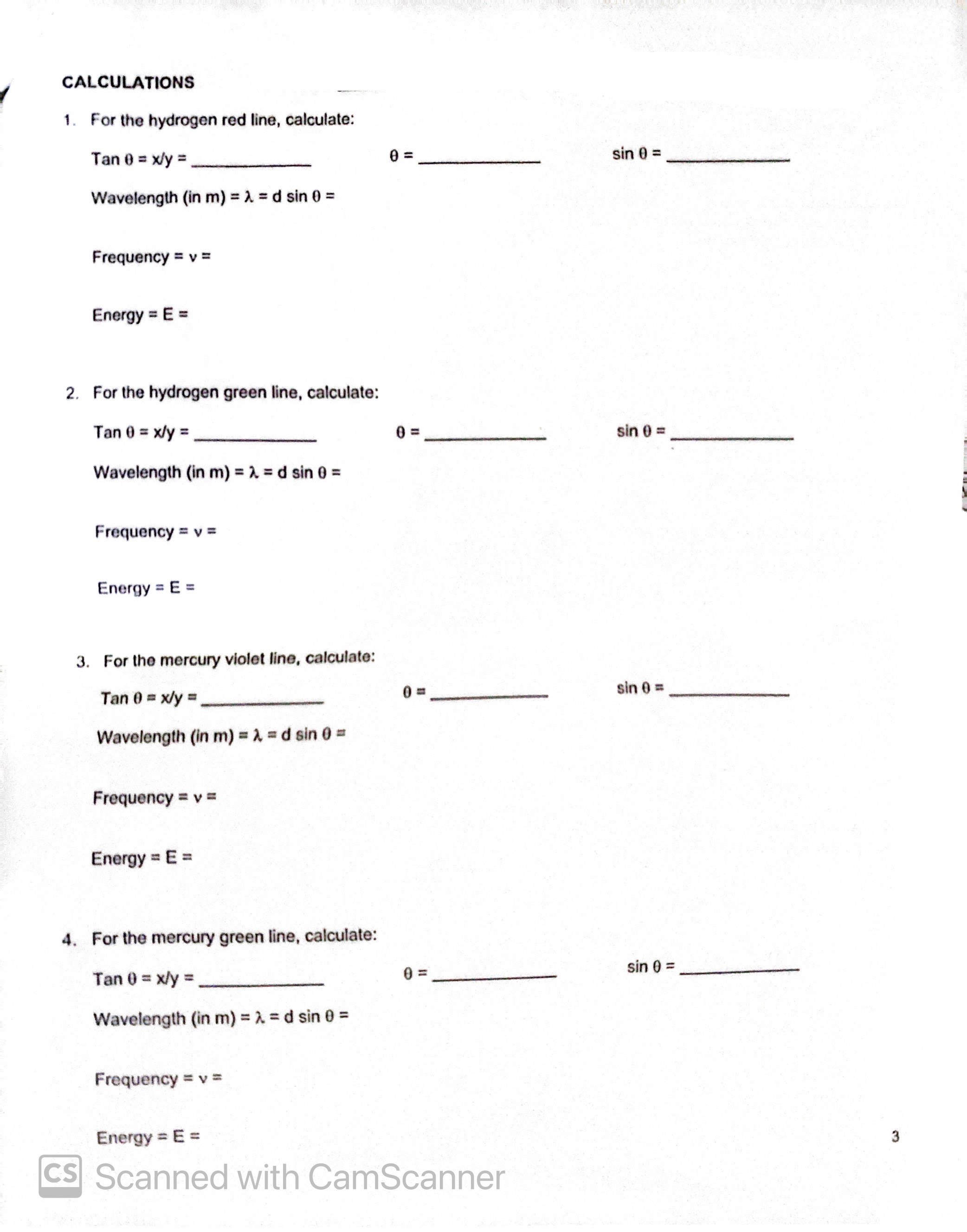 the dIfferent wavelength different angles (see Figure 2). s of light are