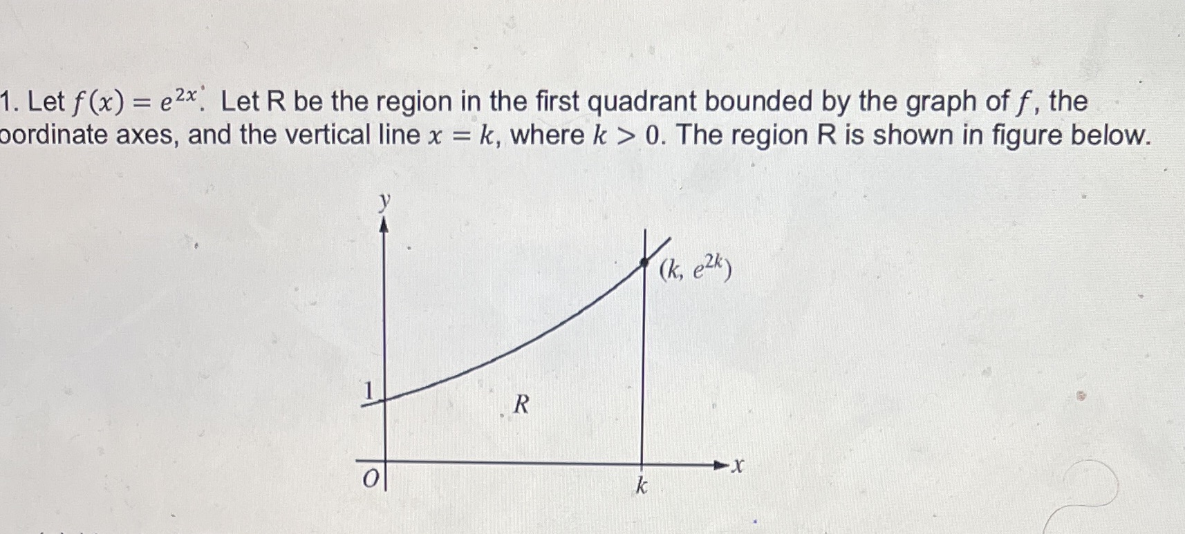 (a) Write but do not evaluate, an expression involving an integral that
