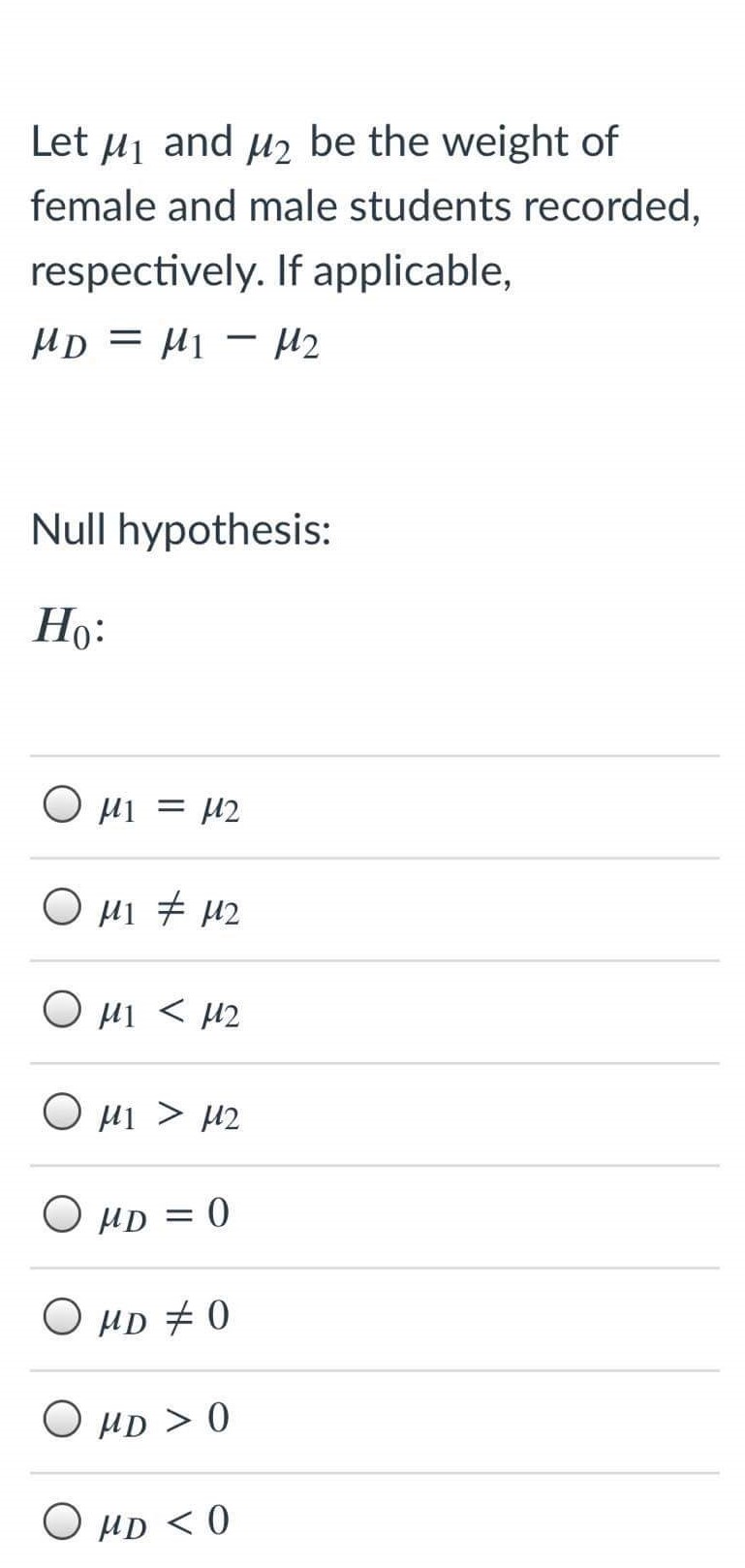 two population means. Materials 1. z-table 2. t-table 3. calculator Problem 1