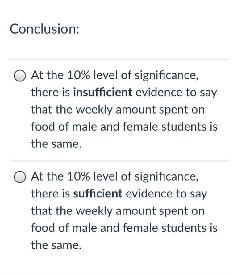 applicable, MD=M1H2 Null hypothesis: Decision Rule: Reject Ho if Otherwise, fail to