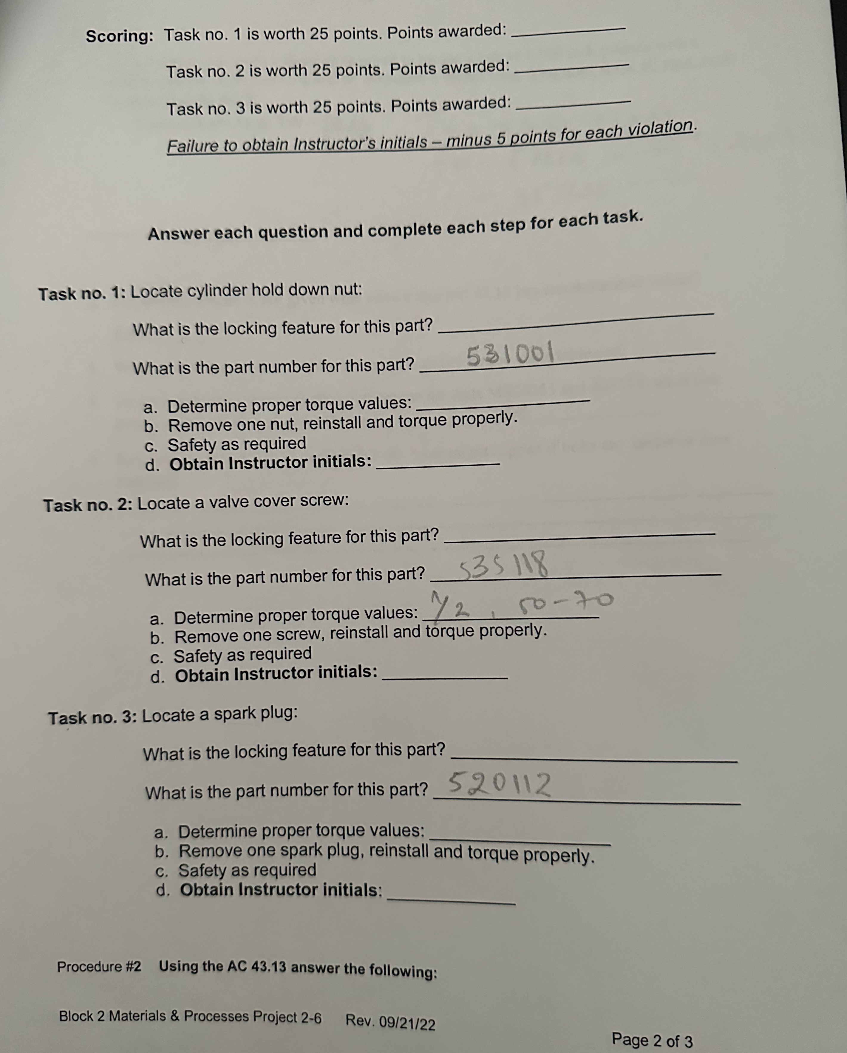 Scoring: Task no. 1 is worth 25 points. Points awarded: Task