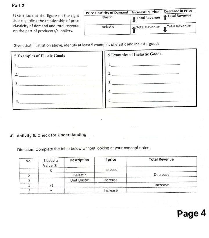= 200 (a) Compute the own price elasticity of demand and indicate