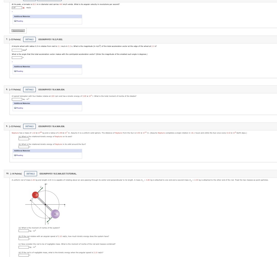 At its peak, a tomade is 62.0 m in diameter and