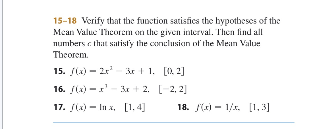Just number 15 and 17 15-18 Verify that the function satisfies the