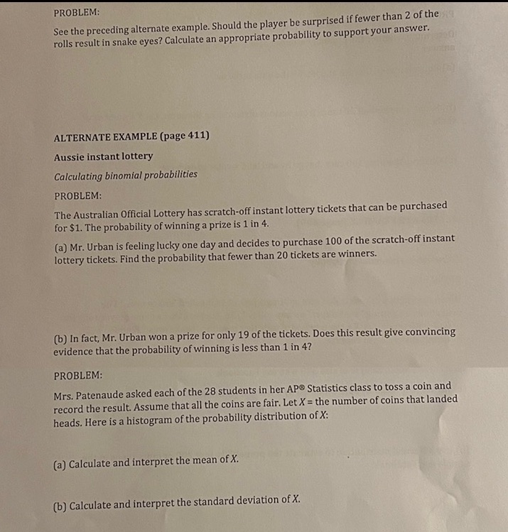 PROBLEM: See the preceding alternate example. Should the player be surprised