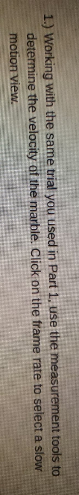 can you please solve this for me 1.) Working with the same