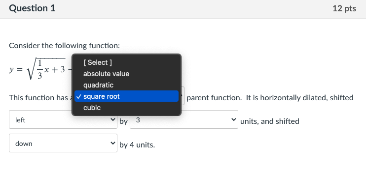 the general equation for a quadratic: ax2+bx+c= It is important to [5630\"