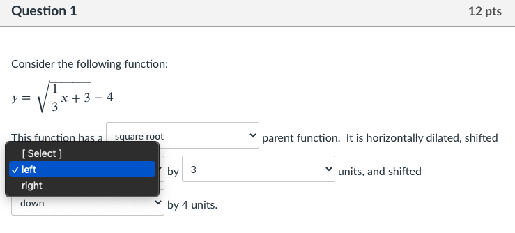 V .50 that we can then [Select] v'_ Question 3 12 pts