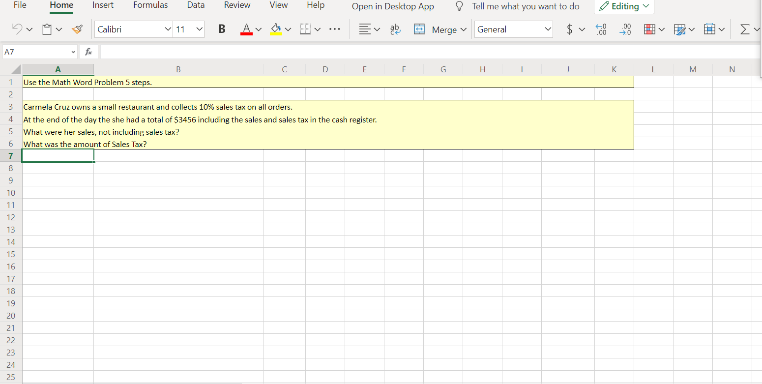 File Home Insert Formulas Data Review View Help Open in Desktop