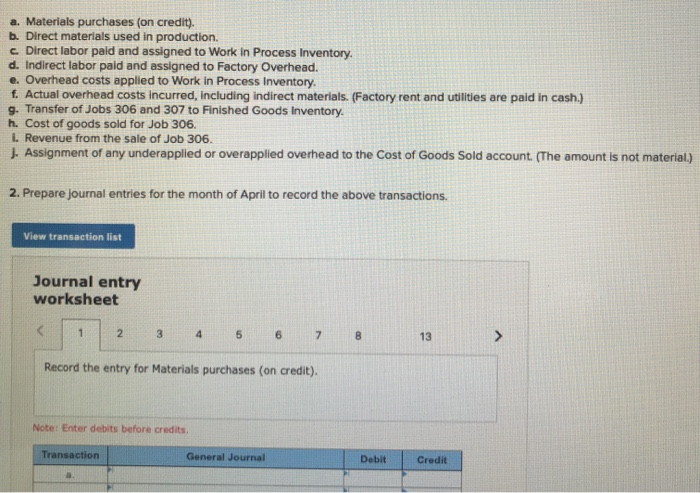 below.) Marcelino Co.'s March 31 inventory of raw materials is $80,000. Raw