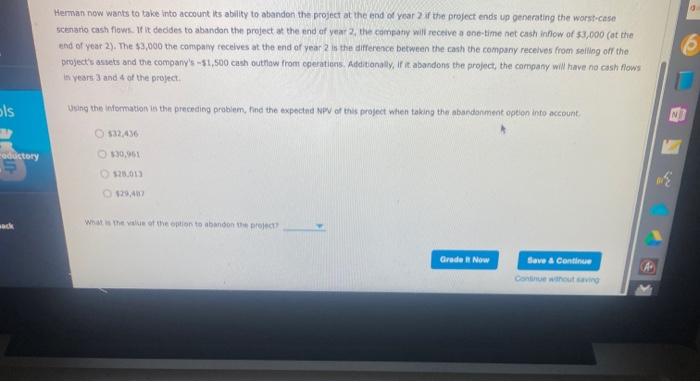 considering a four-year project that will require an initial investment of $12,000.