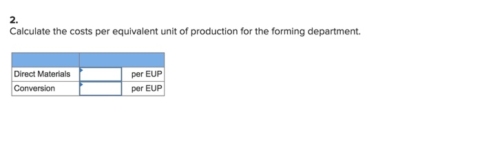 two manufacturing departments, forming and painting. The company uses the weighted- he