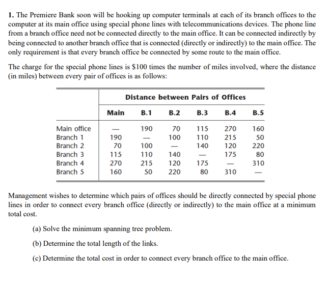  The Premiere Bank soon will be hooking up computer terminals at