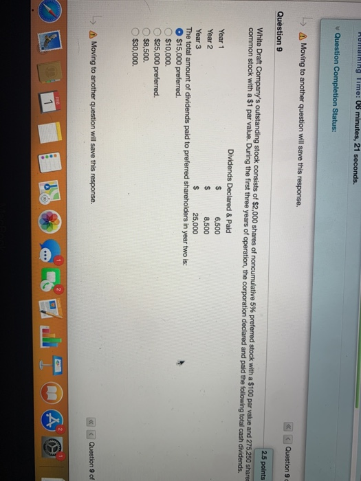 response. Question 9 of 10 > Question 9 2.5 points Save Ans