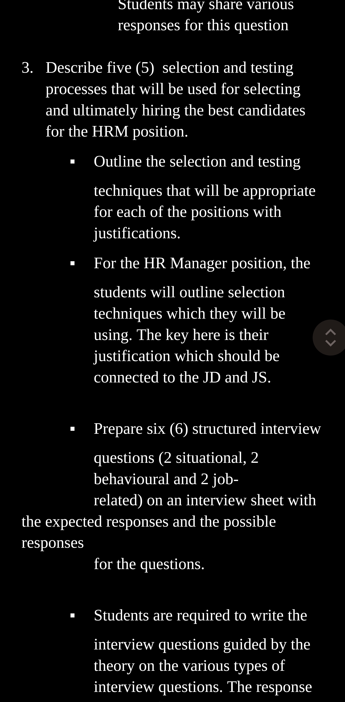  o*net): Review the job description and specification for the Human Resource