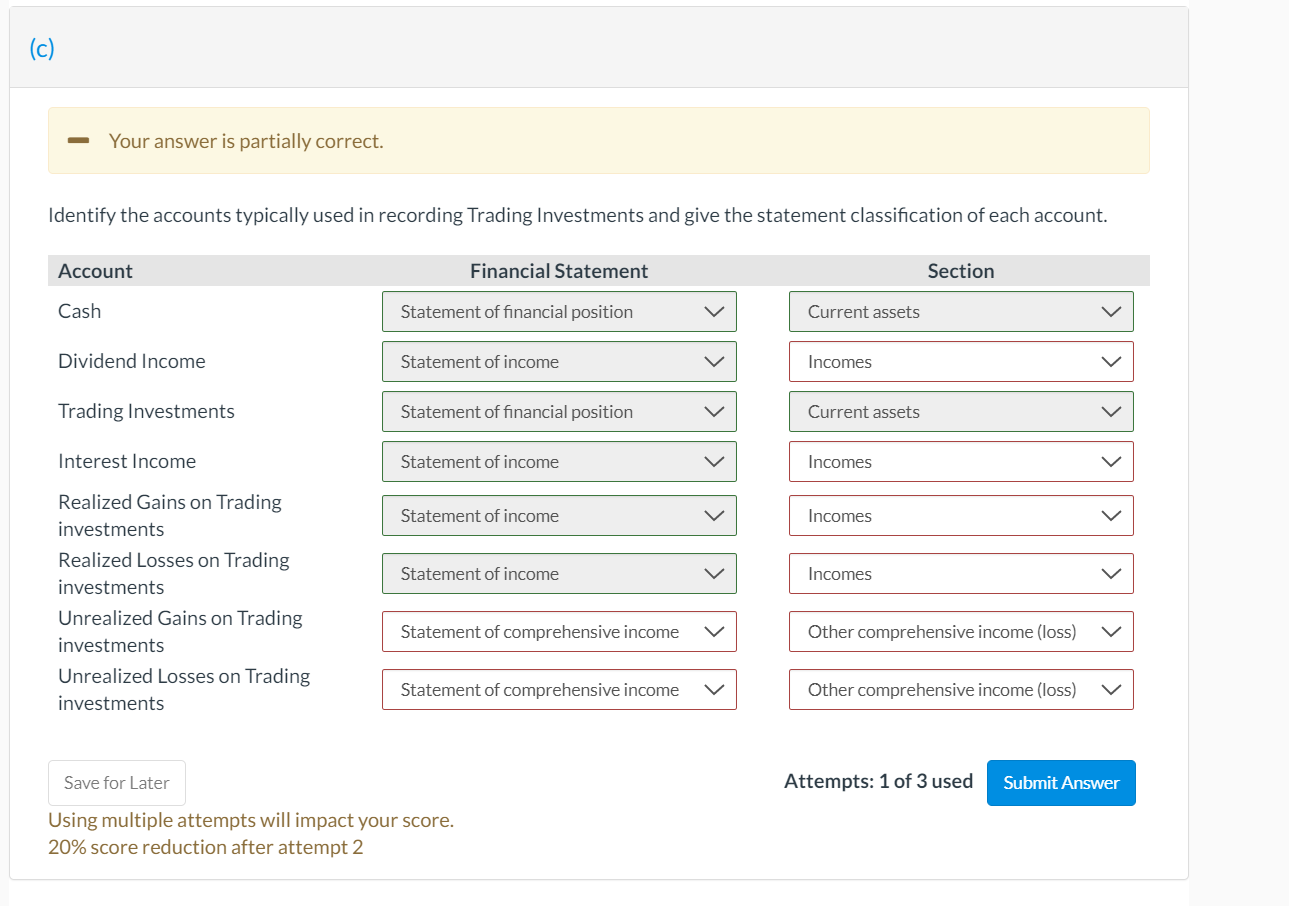 Homework due in 2 hours! I need help ASAP!! (c) Your answer