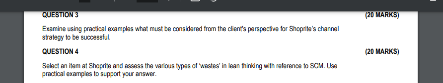  Examine using practical examples what must be considered from the client's