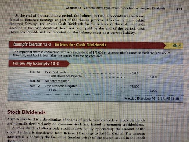 Study Problem 13-3B starting on page 668. (a) How much stockholders'