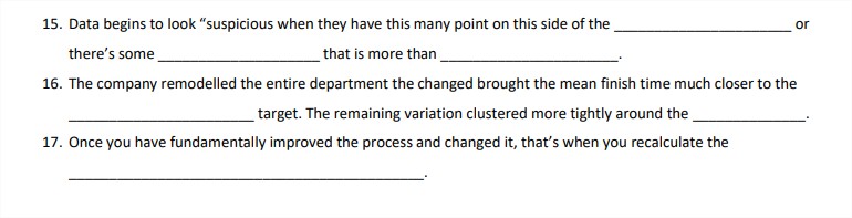  Control Charts: This quality control method helped Quest Diagnostic streamline and