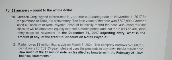 Please if you can not answer both question do #21 For