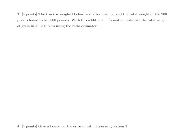 cuts down the stalks of wheat and gathers them in 200 piles.