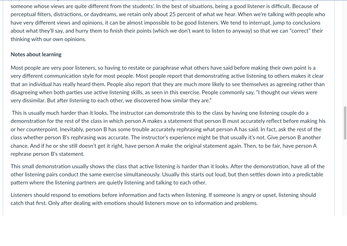 the experience. For this assignment, you will not engage in a debate