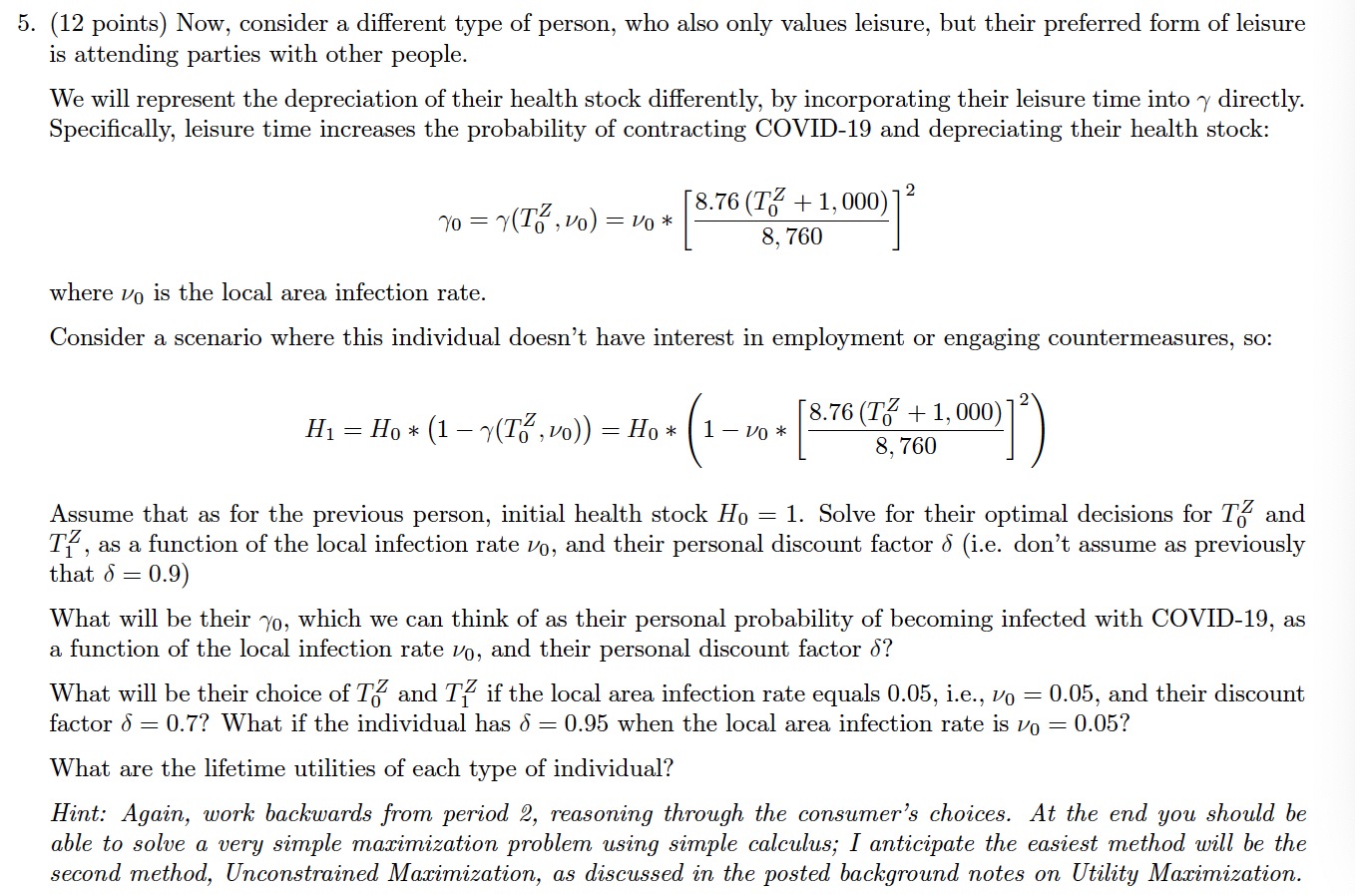 novel coronavirus pandemic. For convenience, you can represent each period as one