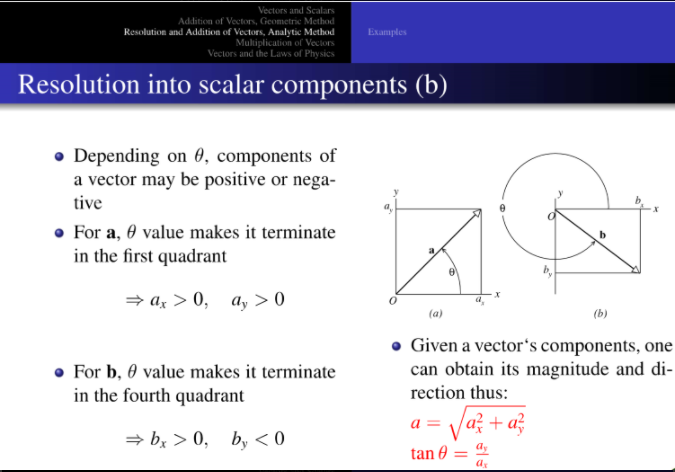 three dimensions.You may refer to the slides below: Vectors and Scalars Addition