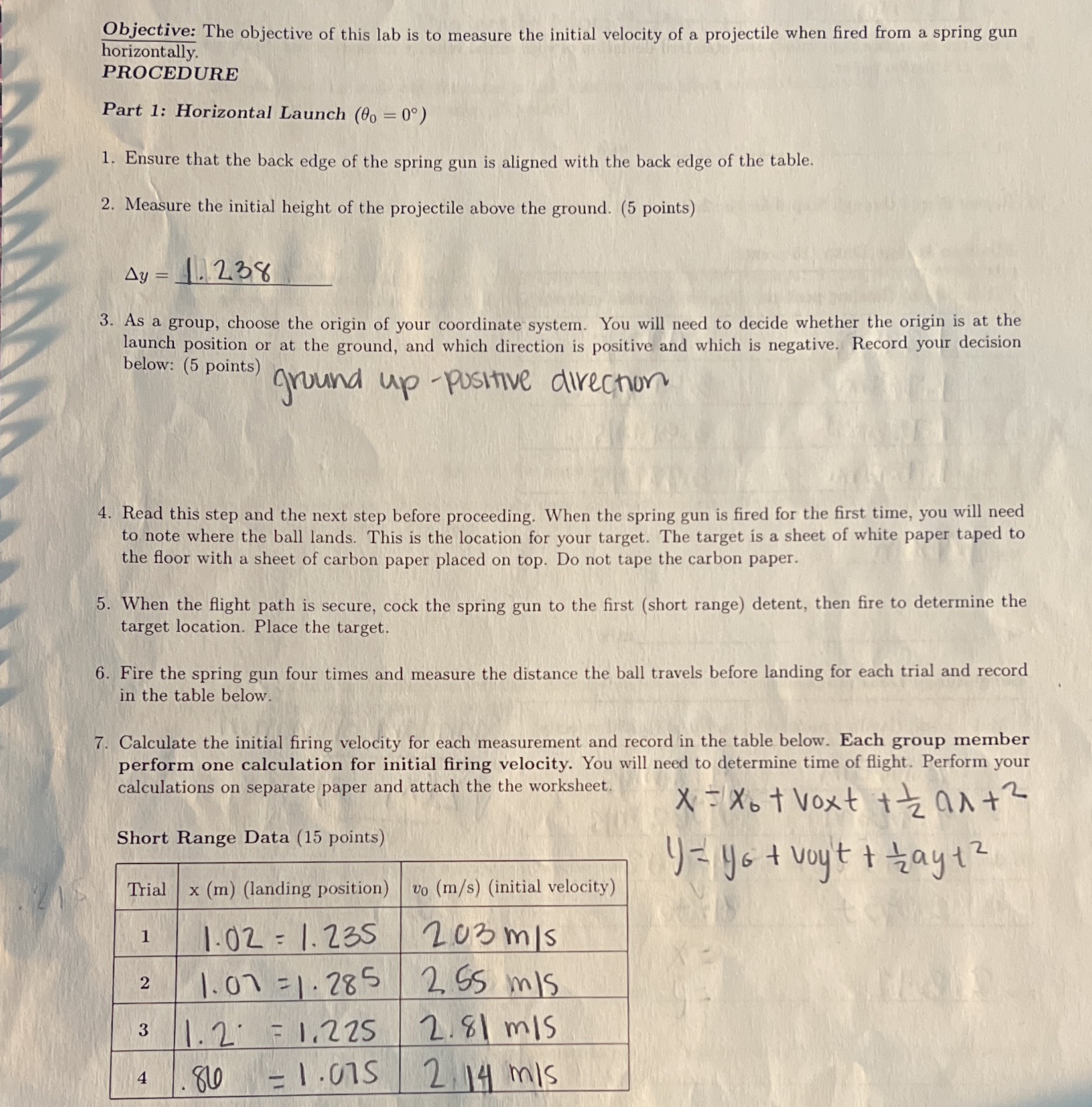 1. Find the mean (average value) and standard Deviation of your range