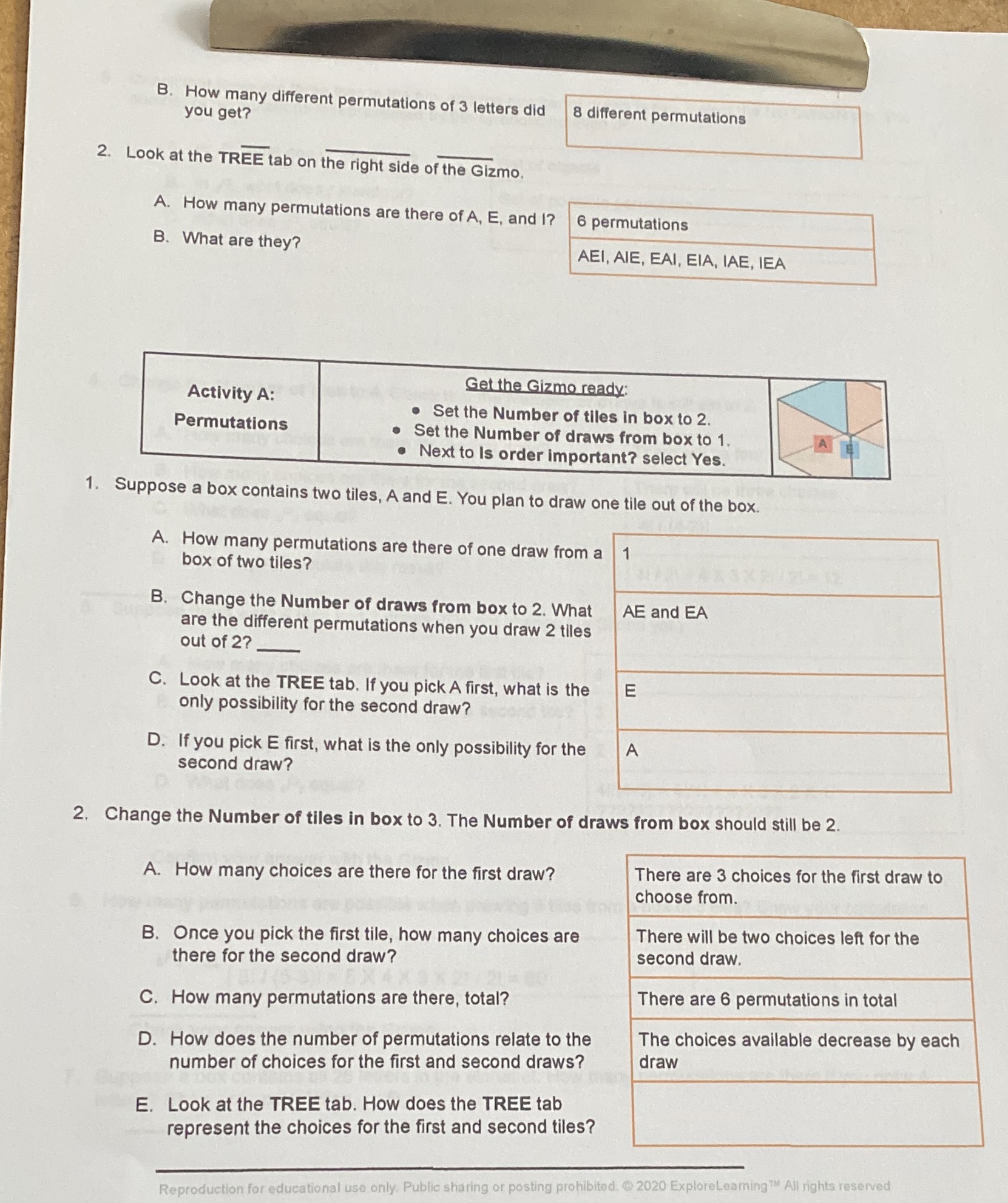 Please ignore my solution. Please solve for me B. How many different
